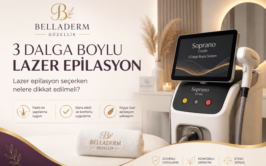3 Dalga Boylu Lazer Epilasyon Nedir? Alexandrite, Soprano Diode, İğneli ve Cımbız Epilasyon Arasındaki Farklar